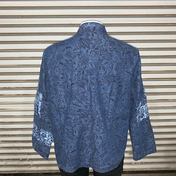 Alfred Dunner cute denim jacket size 14P - Picture 7 of 8